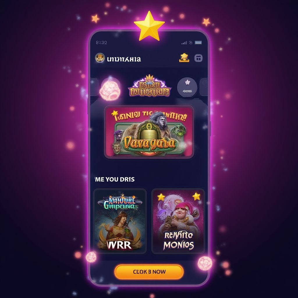 Gaming app bonus rewards and achievements on mobile device