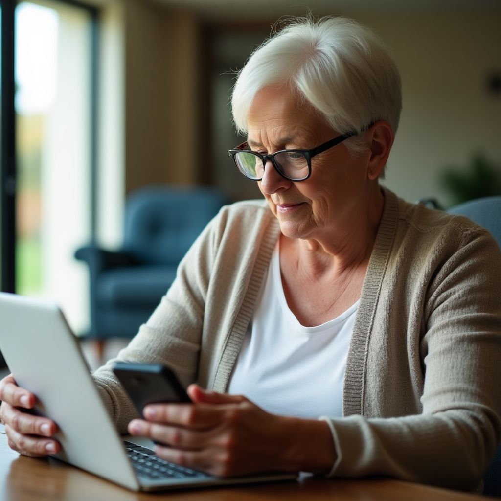 Australian seniors learning technology and digital services